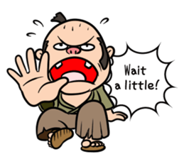 Angry masterless samurai(English) sticker #6816058