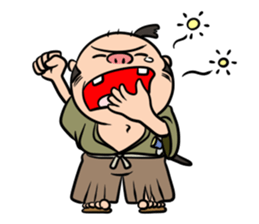 Angry masterless samurai(English) sticker #6816075