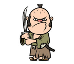Angry masterless samurai(English) sticker #6816079