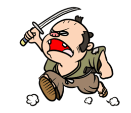 Angry masterless samurai(English) sticker #6816083