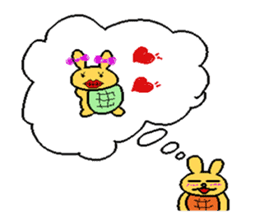 The tortoise wanted to become a rabbit1 sticker #6816261