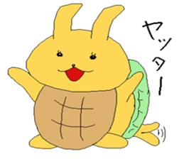 The tortoise wanted to become a rabbit1 sticker #6816274