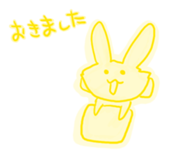 I am a rabbit! sticker #6816410