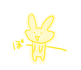 I am a rabbit! sticker #6816417