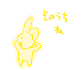 I am a rabbit! sticker #6816426