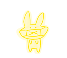 I am a rabbit! sticker #6816433