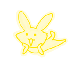 I am a rabbit! sticker #6816439