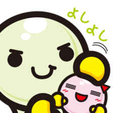 coloful ball-kun us sticker #6816496