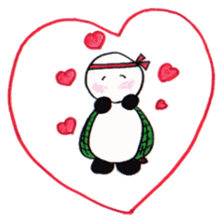 Tonton;a panda turtle sticker #6816775