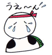 Tonton;a panda turtle sticker #6816795
