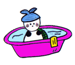 Tonton;a panda turtle sticker #6816800