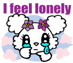 Lovely puppy 1 Spoilt Maltese English sticker #6816810