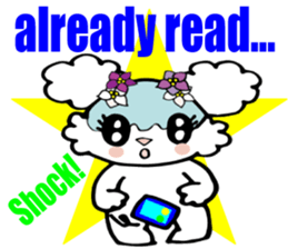 Lovely puppy 1 Spoilt Maltese English sticker #6816812