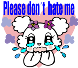 Lovely puppy 1 Spoilt Maltese English sticker #6816818