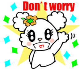 Lovely puppy 1 Spoilt Maltese English sticker #6816819