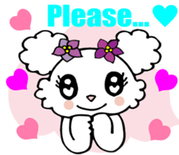 Lovely puppy 1 Spoilt Maltese English sticker #6816824