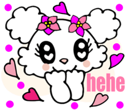 Lovely puppy 1 Spoilt Maltese English sticker #6816827