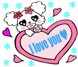 Lovely puppy 1 Spoilt Maltese English sticker #6816828