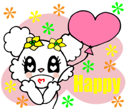 Lovely puppy 1 Spoilt Maltese English sticker #6816830