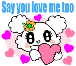 Lovely puppy 1 Spoilt Maltese English sticker #6816831