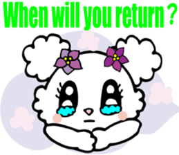 Lovely puppy 1 Spoilt Maltese English sticker #6816832