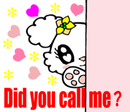 Lovely puppy 1 Spoilt Maltese English sticker #6816836