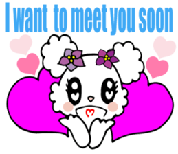 Lovely puppy 1 Spoilt Maltese English sticker #6816838