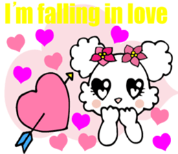 Lovely puppy 1 Spoilt Maltese English sticker #6816839