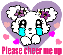 Lovely puppy 1 Spoilt Maltese English sticker #6816844