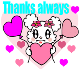 Lovely puppy 1 Spoilt Maltese English sticker #6816847