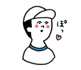 Three people of the gym suit2 sticker #6817556