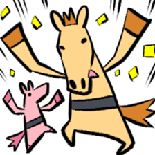 Japanese Horse sticker! sticker #6817707