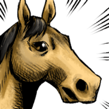 Japanese Horse sticker! sticker #6817727