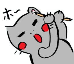 Japanese Cosplay Cat, Russianblue RB2.1 sticker #6817731