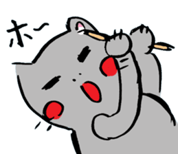 Japanese Cosplay Cat, Russianblue RB2.1 sticker #6817731