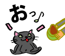 Japanese Cosplay Cat, Russianblue RB2.1 sticker #6817740