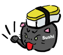 Japanese Cosplay Cat, Russianblue RB2.1 sticker #6817743
