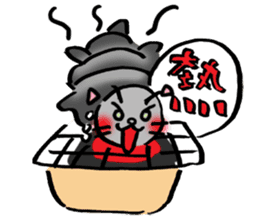 Japanese Cosplay Cat, Russianblue RB2.1 sticker #6817745