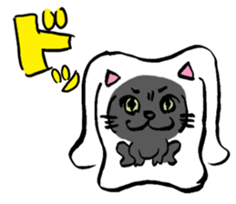 Japanese Cosplay Cat, Russianblue RB2.1 sticker #6817750