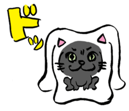 Japanese Cosplay Cat, Russianblue RB2.1 sticker #6817750