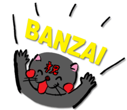 Japanese Cosplay Cat, Russianblue RB2.1 sticker #6817755