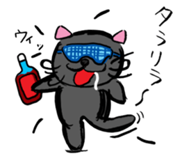 Japanese Cosplay Cat, Russianblue RB2.1 sticker #6817756