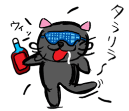 Japanese Cosplay Cat, Russianblue RB2.1 sticker #6817756