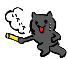 Japanese Cosplay Cat, Russianblue RB2.1 sticker #6817757