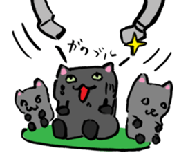 Japanese Cosplay Cat, Russianblue RB2.1 sticker #6817761