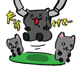 Japanese Cosplay Cat, Russianblue RB2.1 sticker #6817762