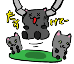 Japanese Cosplay Cat, Russianblue RB2.1 sticker #6817762
