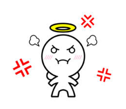 Re:A white angel and white devil (SD) sticker #6817923