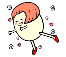 tamago san LOVELOVE Sticker sticker #6818051