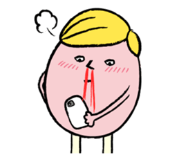 tamago san LOVELOVE Sticker sticker #6818052